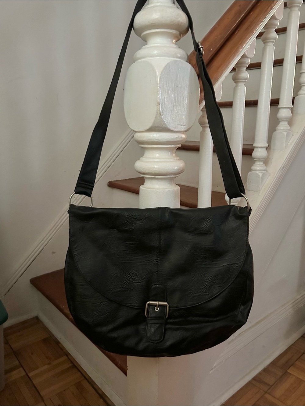 American Eagle Outfitters | Black Faux Leather | Crossbody Bag